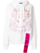 Dolce & Gabbana Lace Applique Hooded Sweatshirt - White