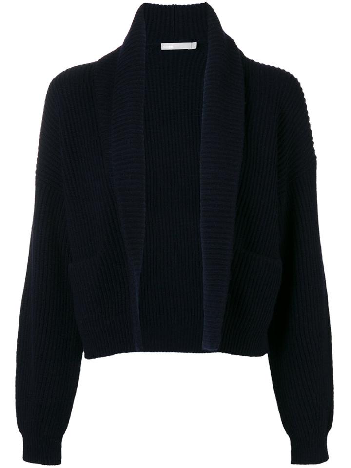 Vince Cropped Cardigan - Blue