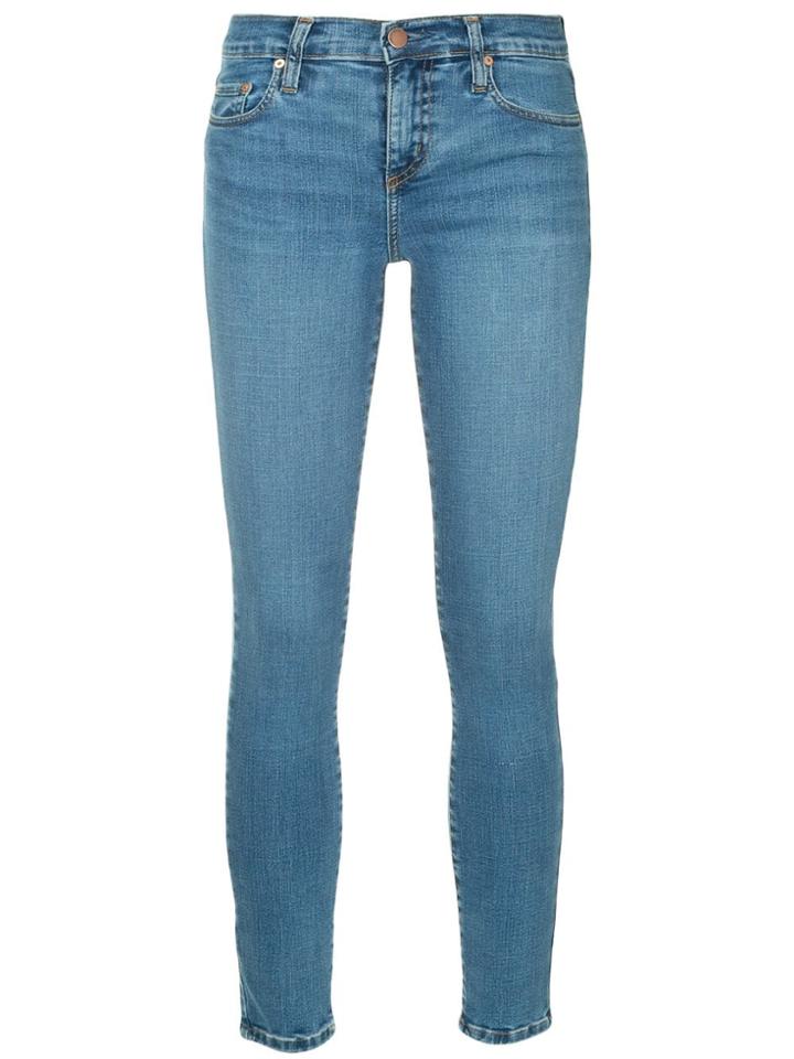 Nobody Denim Geo Skinny Ankle Glimpse - Blue