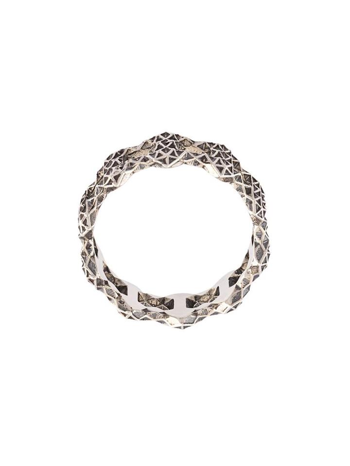 John Brevard 'singularity Molecule Two' Ring, Women's, Size: 7, Metallic