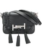 Tod's Mini Double T Shoulder Bag - Black