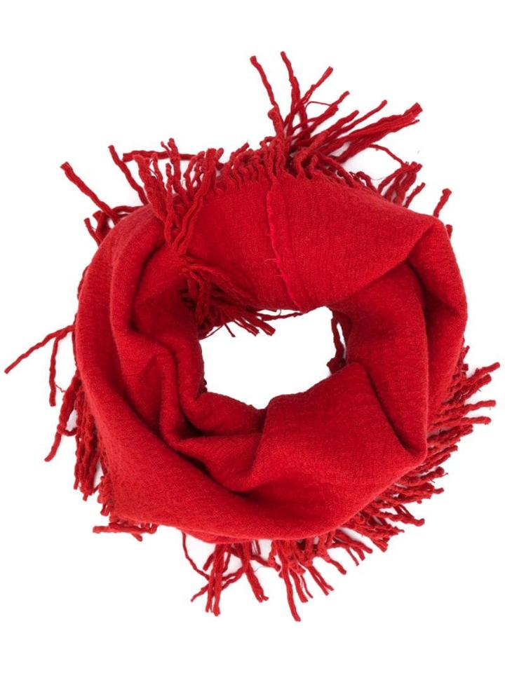 Uma Wang Fringed Scarf - Red