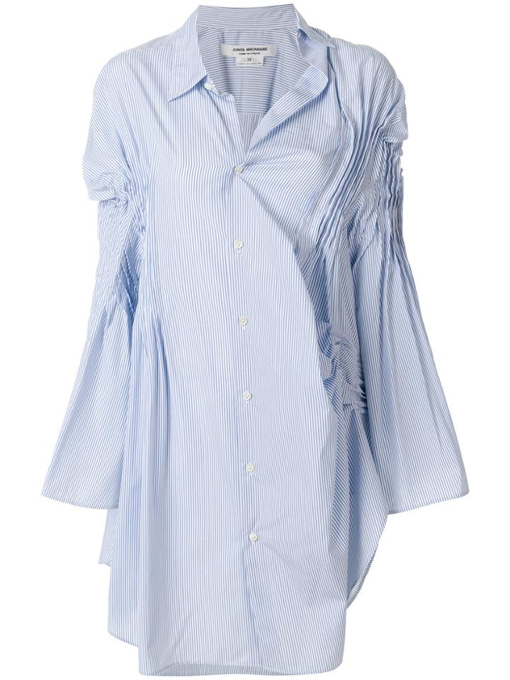 Junya Watanabe Comme Des Garçons Asymmetric Shirt Dress - Blue