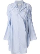 Junya Watanabe Comme Des Garçons Asymmetric Shirt Dress - Blue
