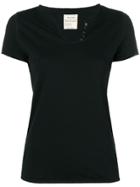 Zadig & Voltaire Shortsleeved Buttoned T-shirt - Black