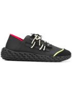 Giuseppe Zanotti Design Ridged Lace-up Sneakers - Black