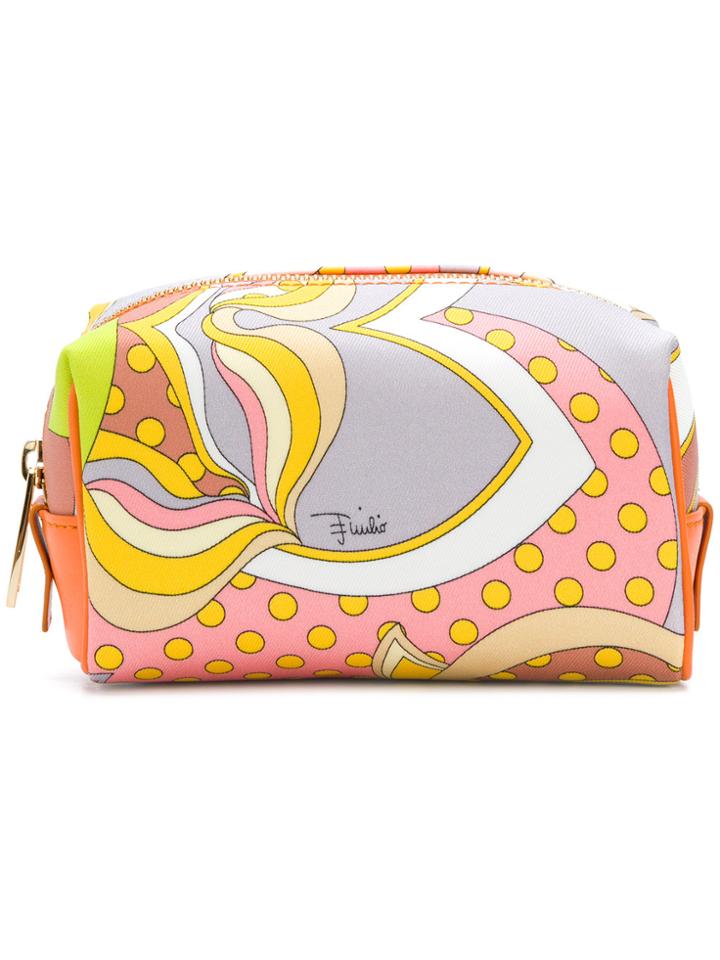 Emilio Pucci Printed Make-up Bag - Multicolour