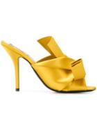 Nº21 Knot Detailed Mules - Yellow