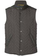 Canali Quilted Gilet - Grey