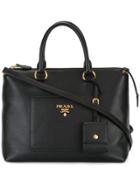 Prada Top Handle Bag - Black