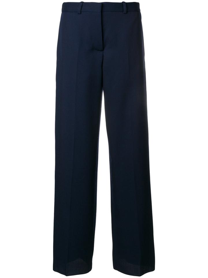 Victoria Beckham Wide Leg Trousers - Blue