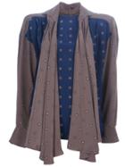 Gianfranco Ferre Vintage Contrast Blouse - Blue