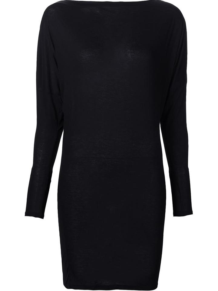 Alexandre Vauthier Embellished Longsleeved Short Dress, Women's, Size: 2, Black, Viscose/silk