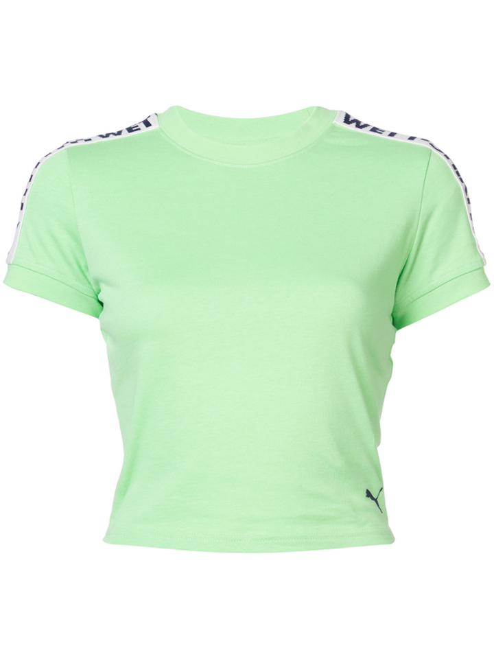 Fenty X Puma Ss Cropped Top - Green