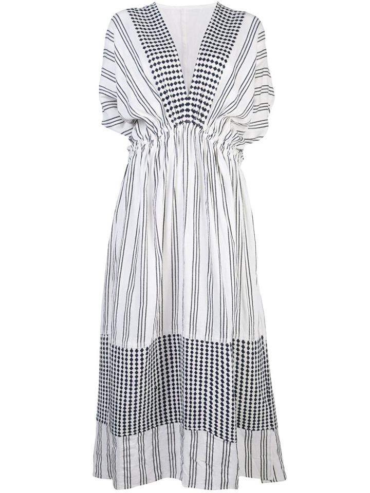 Lemlem Tigist Mixed-print Dress - White