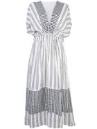 Lemlem Tigist Mixed-print Dress - White