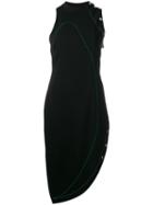 Versace - Sleeveless Asymmetric Dress - Women - Silk/spandex/elastane/acetate/viscose - 42, Women's, Black, Silk/spandex/elastane/acetate/viscose