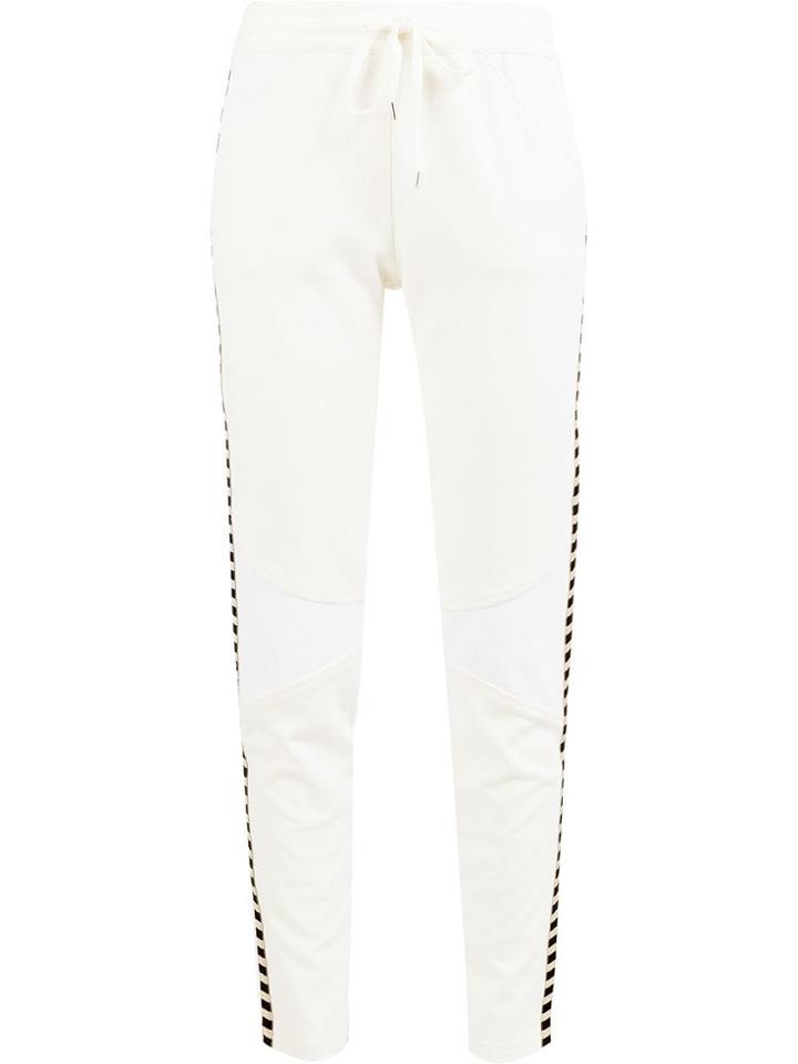 Maison Ullens Striped Panel Trousers - White