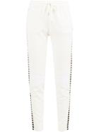 Maison Ullens Striped Panel Trousers - White