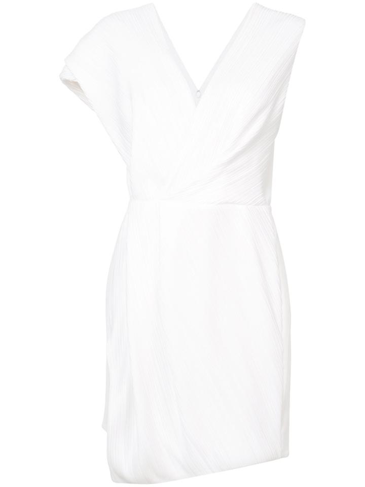 Mugler Asymmetric Dress - White