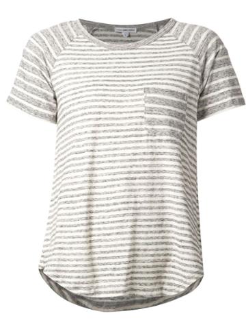 James Perse Striped Raglan T-shirt