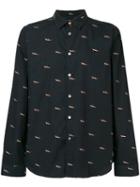 Ps Paul Smith Shark Print Shirt - Blue