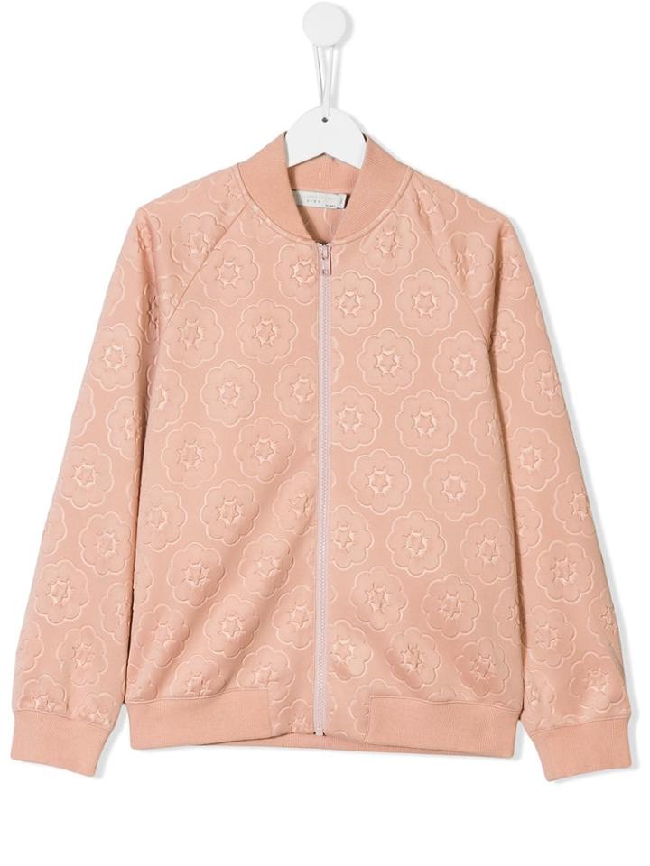Stella Mccartney Kids Teen Floral Pattern Jacket - Pink