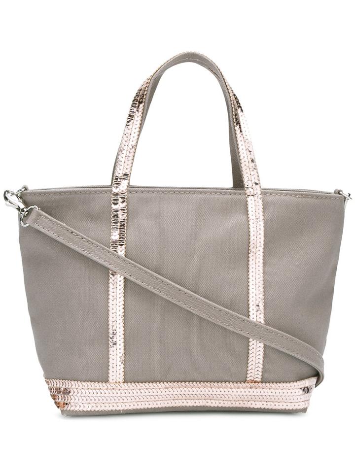 Vanessa Bruno Small Top Square Tote, Women's, Grey, Cotton