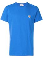 Maison Kitsuné Appliqué Detailing T-shirt - Blue