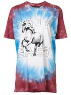 Baja East Horse Print T-shirt, Women's, Size: 0, Red, Supima Cotton