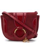 See By Chloé See By Chloé Chs17as901 27r Rosso Leather/fur/exotic