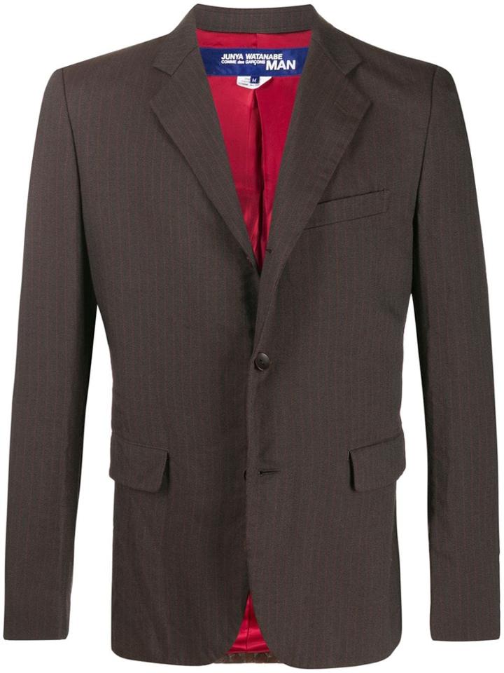 Junya Watanabe Print Mix Blazer - Brown