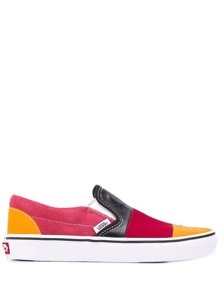 Vans Classic Slip-on Patchwork Sneakers - Black