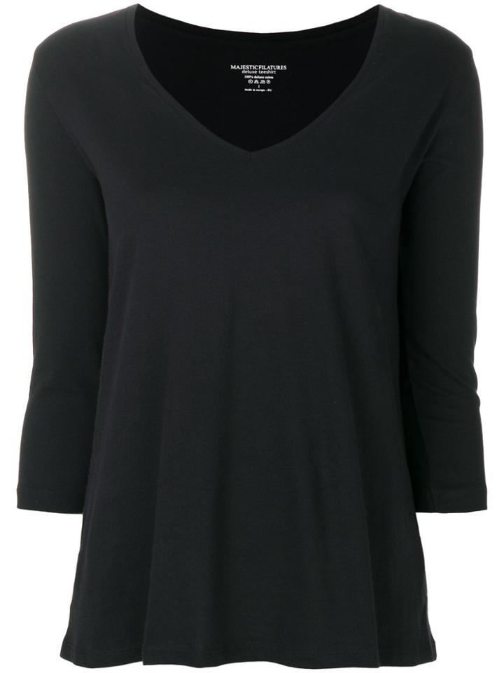 Majestic Filatures Camiseta Long Sleeved T-shirt - Black