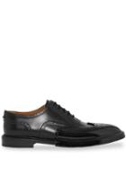 Burberry Toe Cap Detail Leather Oxford Brogues - Black