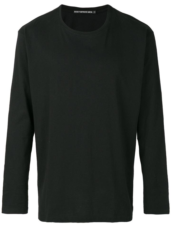 Issey Miyake Men Classic Knitted Sweater - Black