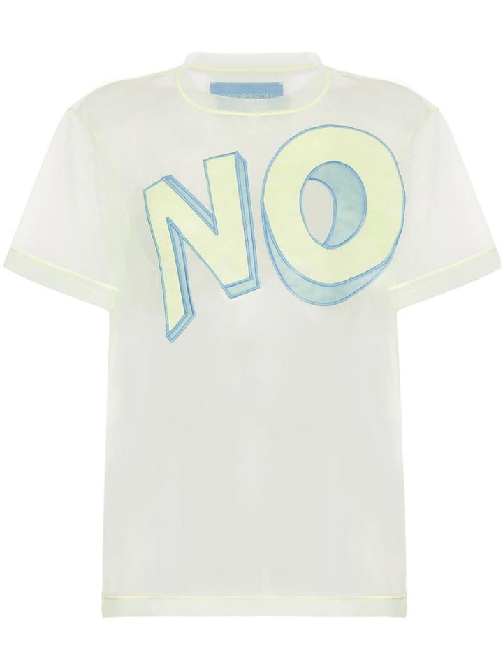 Victor & Rolf Embroidered Logo T-shirt - Yellow