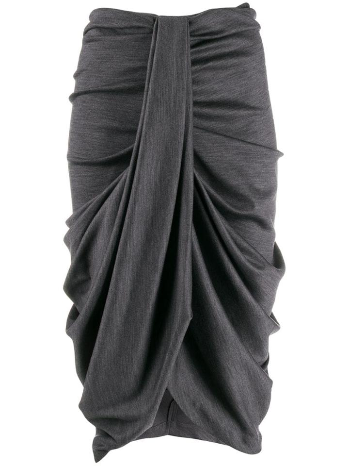 Isabel Marant Datisca Draped Skirt - Grey