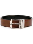 Canali Reversible Belt, Men's, Size: 90, Brown, Leather