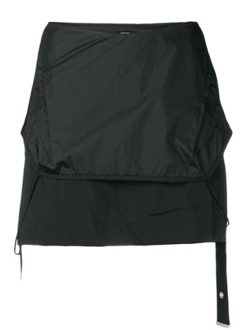 Artica Arbox Folded Panel Mini Skirt - Black
