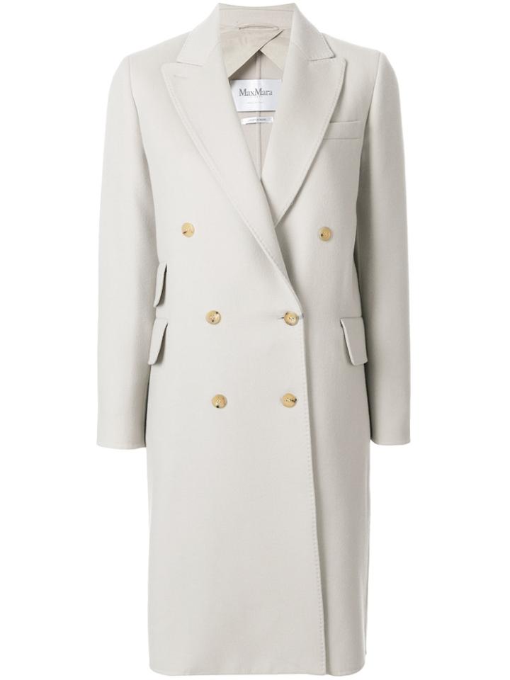 Max Mara Armonia Tailored Coat - Nude & Neutrals