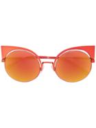 Fendi Eyewear Eyeshine Sunglasses - Yellow & Orange