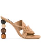 Jacquemus Ornamental High Heel Sandals - Nude & Neutrals