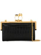 Alexander Mcqueen Knuckle Duster Clutch - Black