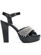 Sonia Rykiel Sr Embellished Sandals - Black