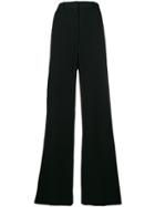 Burberry High Waist Trousers - Black