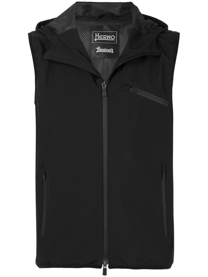 Herno Luminous Gilet - Black