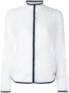 Adidas Originals - Transparent Polka Dot Track Jacket - Women - Polyamide - 42, Women's, White, Polyamide