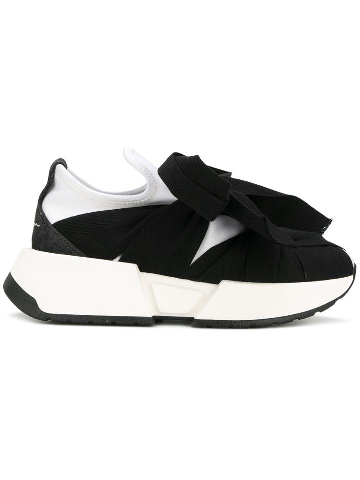 Mm6 Maison Margiela Bow Tie Sneakers A - Black