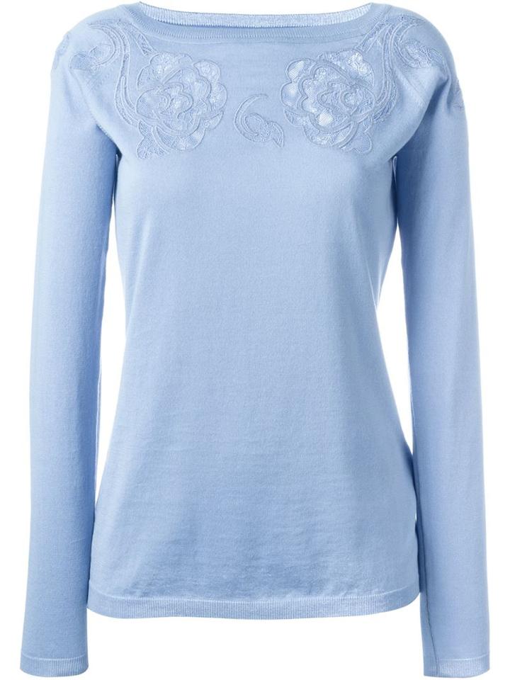 Ermanno Scervino Front Lace Detail Knit Top